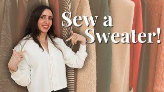 5 Tricks That Make Sewing with Sweater Knits EASY + FREE PATTERN