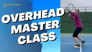 How to get to EVERY tennis overhead - Footwork Masterclass