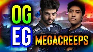 OG vs EG - AMAZING MEGACREEPS GAME - DREAMLEAGUE S21 DOTA 2