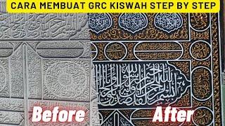 Cara Membuat GRC Motif Kiswah Ka'bah Dari Awal Hingga Finnish @mjgchannel9091