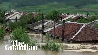 Thousands evacuate as North Korea floods damage homes and crops