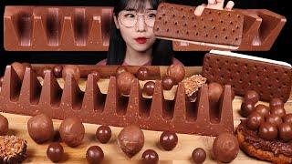 팔뚝만한 토블론 초콜릿! 초코 아이스크림 밀크 초콜릿 먹방 GIANT TOBLBRONE CHOCOLATE ICE CREAM ASMR MUKBANG EATING SOUNDS