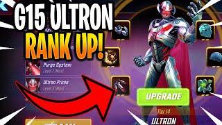 *NEW* G15 ULTRON RANK UP & GAMEPLAY! - MARVEL Strike Force - MSF