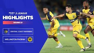 Central Coast Mariners v Wellington Phoenix - Highlights | Isuzu UTE A-League 2023-24 | Round 23