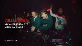 Live DJ Set: Nik Andersson b2b Mark La Placa @ VOLLKOMMEN in Berlin | Melodic Afro House Indie Music