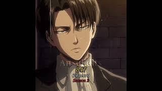 Levi Ackerman Through The Years #animeedits #attackontitan #leviackerman