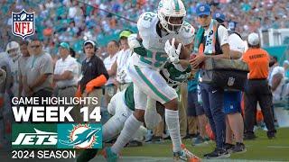 New York Jets vs. Miami Dolphins Game Highlights | NFL 2024 Season Week 14