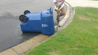 How to Get RID of MAGGOTS in Your Outside Trash Can!  | The Cleaning Series