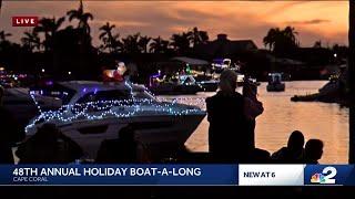 Annual Cape Coral Boat-A-Long lights up Four Freedoms Park