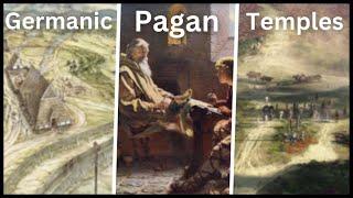 Where are the Pagan Anglo-Saxon and Frisian Temples?