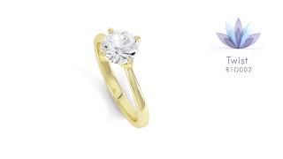 Twist engagement ring from Serendipity Diamonds