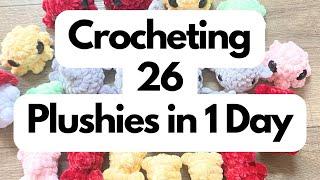 Crochet with Me to See How Many Plushies I Can Make in a Day! | Market Prepping | Crochet & Chat