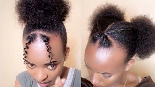 3 Natural hair hairstyles: How to Style type 4 natural hair