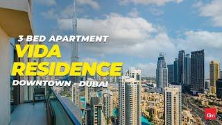 VACANT 3 Bed Hotel Apartment in Vida Residence, Downtown - Dubai