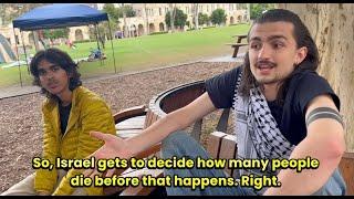 Interviewing Anti-Zionist Protesters at the University of Queensland in Australia