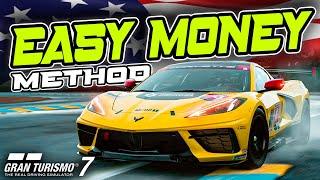 Corvette C8 EASY Money Method | Glitch Free Gran Turismo 7 | Update 1.48 - Money Farm Credits GT7