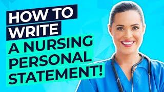 NURSING PERSONAL STATEMENT (How To Write A UCAS Nurse Personal Statement, Tips + Examples!)