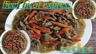 How to cook beef bicol express recice / #henryabagvlog