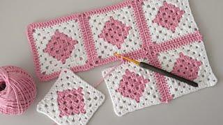 How to Join Crochet Squares Without Breaking Thread - Crochet Square Joining Tutorial