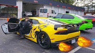 I DID A FLAME TUNE ON MY LAMBO! ***BAD IDEA***