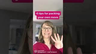 Packing yourself for a move? Check out these tips from my 25+ moves!