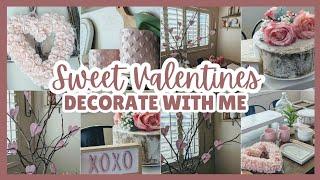 🩷 NEW! 2025 VALENTINES DECORATE WITH ME 🩷  SWEET VALENTINE'S DAY DECORATING IDEAS 🩷 PINK DECOR