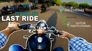 Old Classic Bullet 350 Last Ride || Morning Ride On My Classic 350