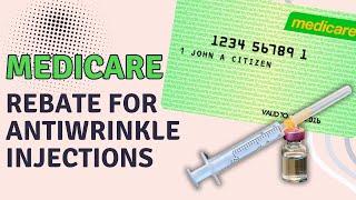 Medicare rebate for antiwrinkle