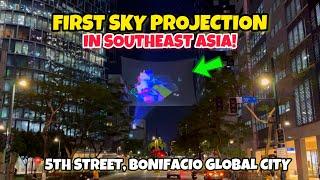 FIRST SKY PROJECTION IN SOUTHEAST ASIA, MAKIKITA SA BGC!