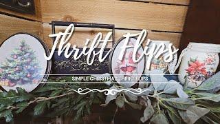 Christmas Thrift Flips • Trash to Treasure • Upcycled Decor • Christmas Decor • Christmas DIY