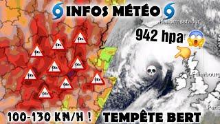 INFOS MÉTÉO / TEMPÊTE BERT, VENT VIOLENT DIMANCHE ET LUNDI.