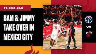 Jimmy and Bam Combine For 50 in Mexico City  | Miami HEAT vs. Washington Wizards | November 2, 2024