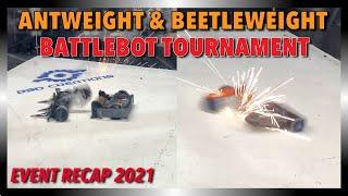 Antweight Battlebots & Beetleweight Combat Robot Tournament Recap: Battlebot Fights