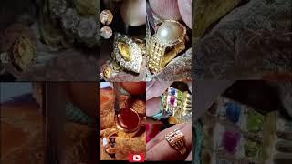 lot of four ring designs, Engrave techniques, cz, Pearl, Navratna & Garnet #shorts #viral