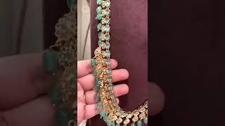 Light Green Long haar From Sadia’s Hyderabadi Jewellery   Picture Perfect For Your Attire And Style