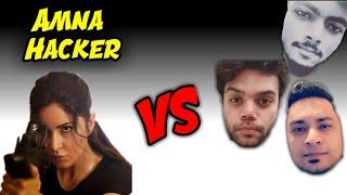 ANONYMOUS - Ducky Bhai - J Plays VS Amna Hacker / PUBG MOBILE