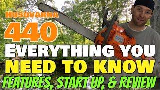 Is Husqvarna 440 Chainsaw the best Review Husky 440e How to Start. vs Stihl MS-261 20” 18” starting