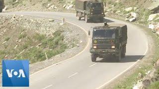 Military Activity on Key Highway in Indian-Controlled Kashmir