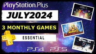 FREE Games JULY 2024 | Playstation Plus ESSENTIAL Games PS4/PS5