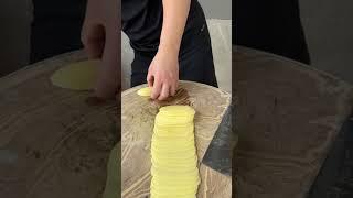 Potato peeling and cutting trick