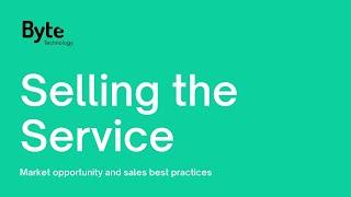 Webinar: Selling the Service