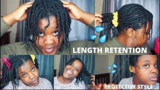 A REALISTIC WEEK IN MY NATURAL HAIR JOURNEY + Fast Hair Growth / Mini Twist Protective Style