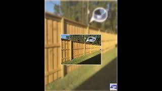 EE801WLW4 Solar Powered Integrated LED Light, Polycarbonate Décor In-Ground Deco Garden Fence Por...