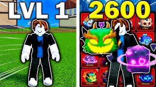 Noob To Max COLLECTING EVERY FRUIT In Blox Fruits