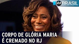 Corpo de Glória Maria é cremado no Rio de Janeiro | SBT Brasil (03/02/23)