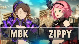 GBVSR:MBK (Beatrix) Vs Zippy (Djeeta)| High Level Gameplay.