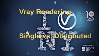 Vray Distributed Rendering VS Single Machine [ Split Screen]