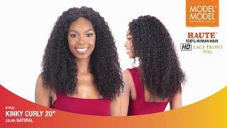 Model Model Haute hd lace front wig - Kinky Curly 20"