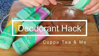 No more wasted Deodorant - Frugal Life Hack