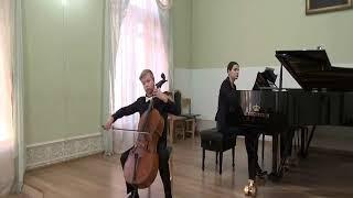 Vladimir Tretyakov 10 years/Владимир Третьяков J. Breval, Sonata G-dur, part1. G. Faure Elegy, Op.24